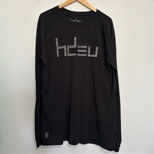 HDEU Chase Rice Long Sleeve Tee Shirt Men's Size Large Black